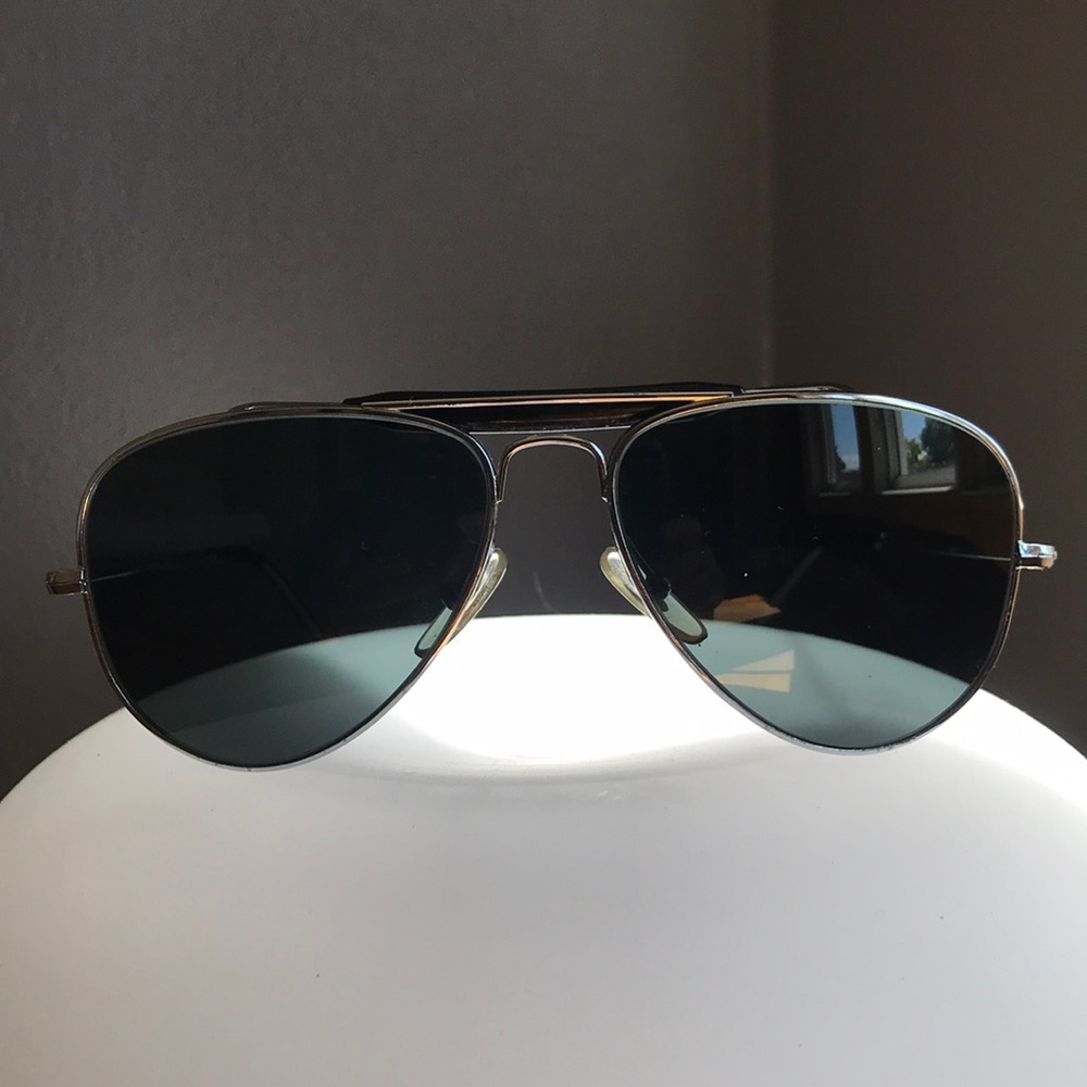 “Morel” 321 vintage aviator sunglasses. Real glass lenses.